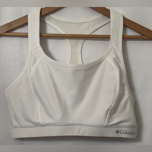 Columbia Women's Cream Sports Bra - Picture 1 of 3